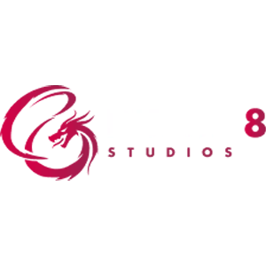 Pulse 8 Studios logo.